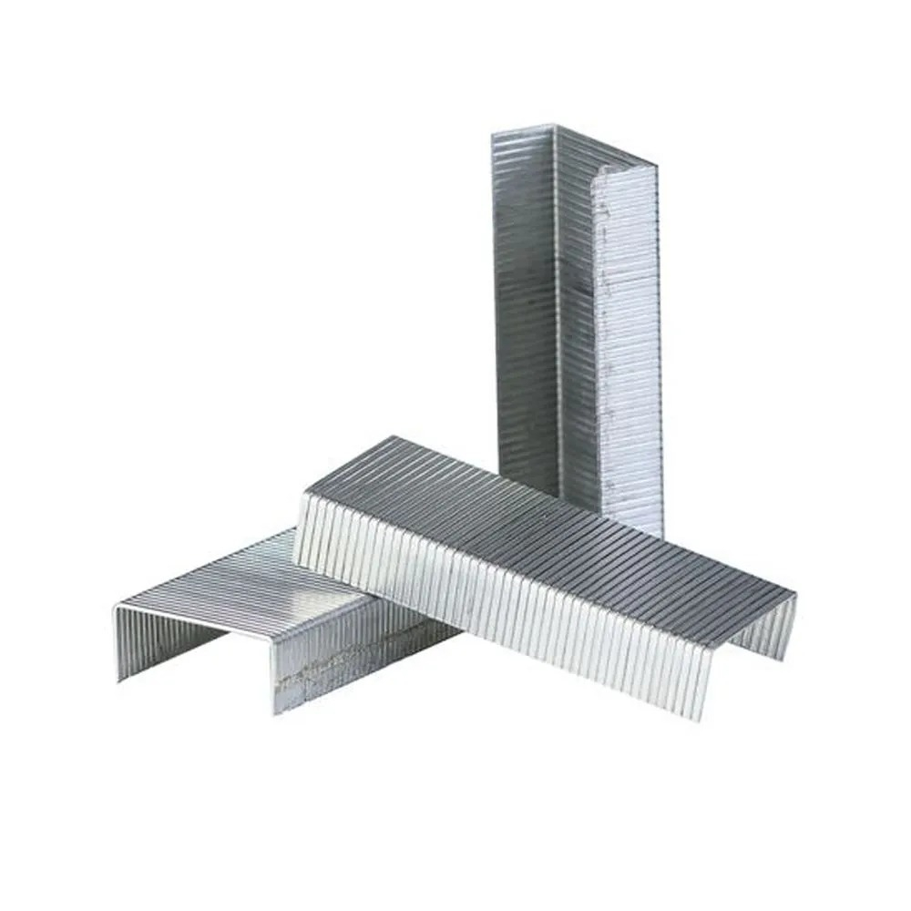 Набор степлер и скобы номер 24/6, MC-Basir, маленький, скрепление до 15 листов стандартной плотности, скрепки степлерные оцинкованные 1000 шт