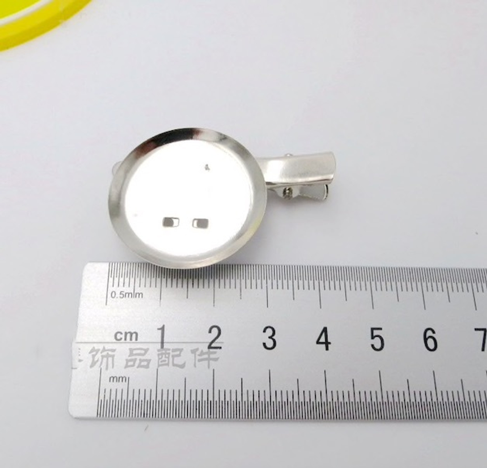 Набор основ 2 в 1 (булавка и зажим, 28мм) 4 шт