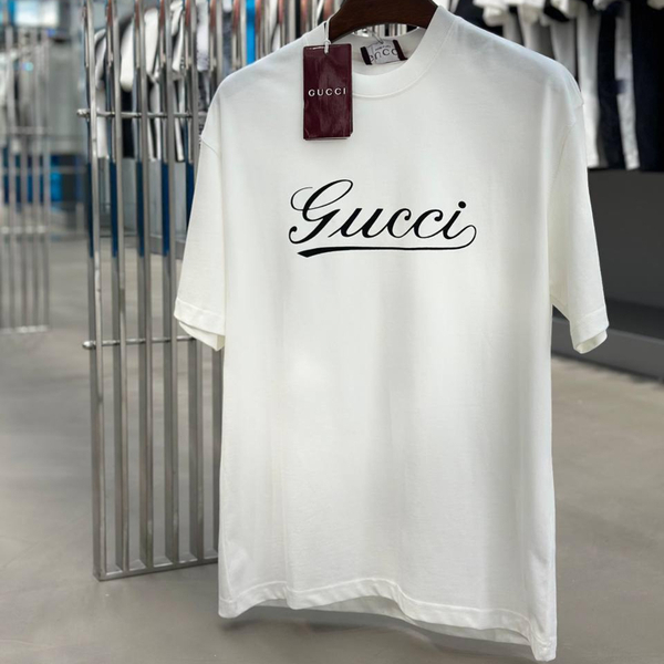 Футболка Gucci logo white