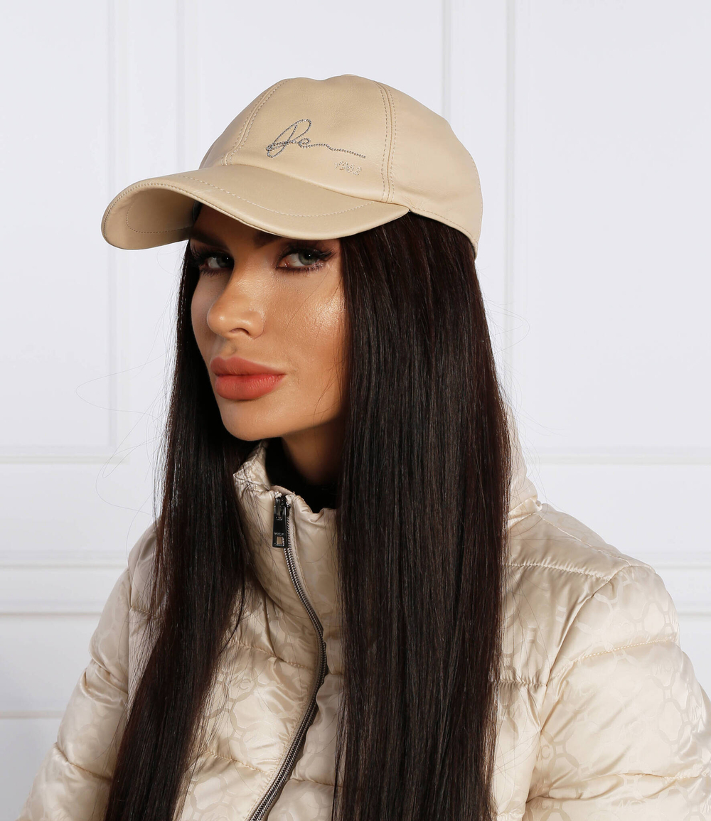 кожаная кепка Peserico - кремовый(S36124C0R 09654)