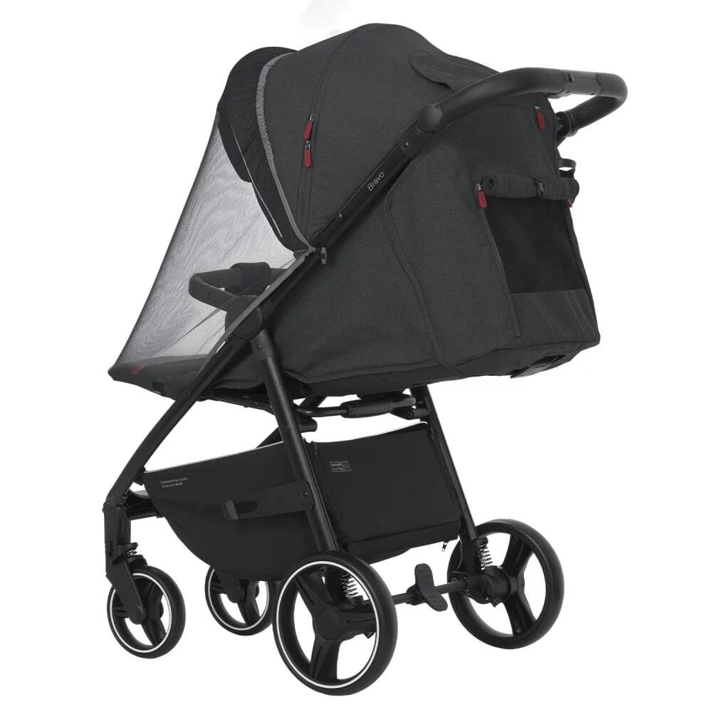 Детская коляска прогулочная CARRELLO Bravo PLUS CRL-8512/1 Serious Grey 2022 колеса PU