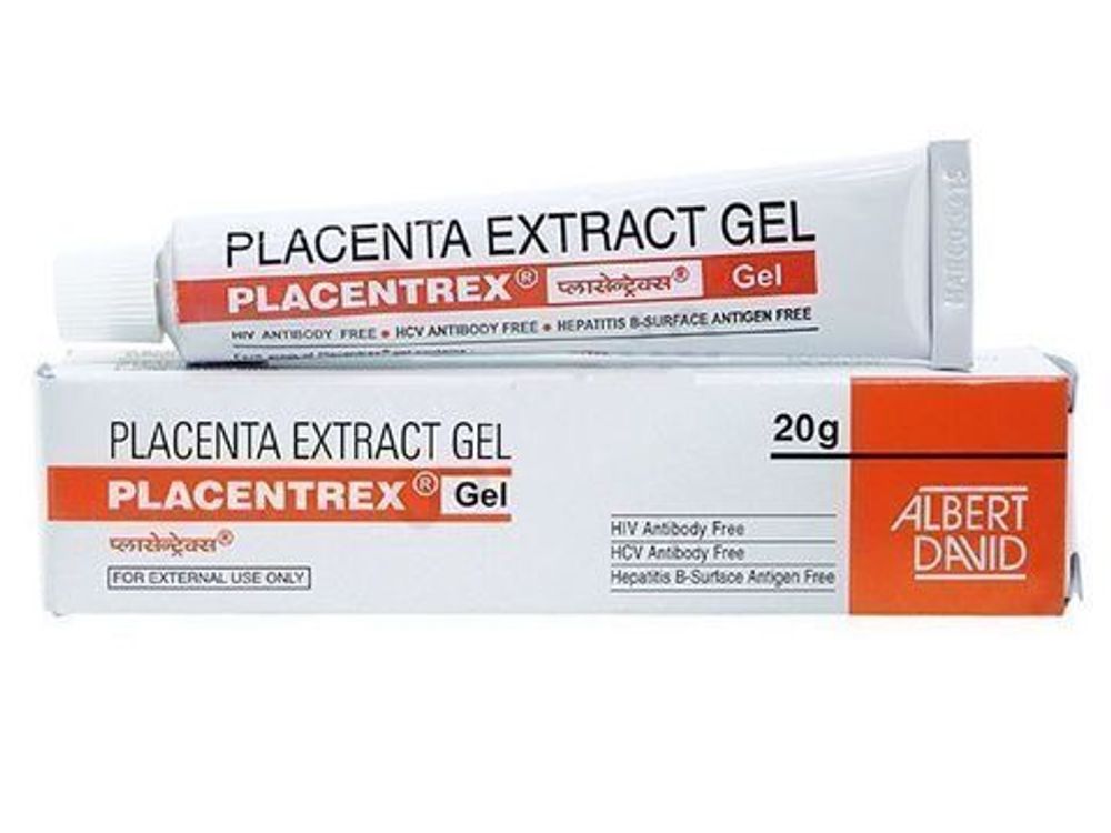 Гель для лица плацентарный Albert David Placenta Extract Gel 20 г
