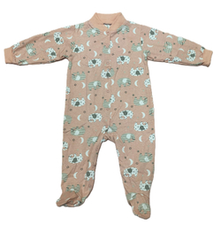 Комбинезон с закрытой ножкой на кнопках из кулирки (100% хлопок) на рост 86 см