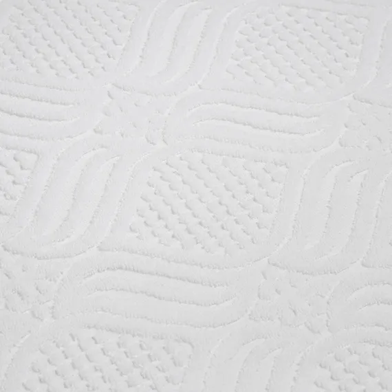 Полотенце банное белое, с кисточками темно-синего цвета из коллекции essential, 70х140 см