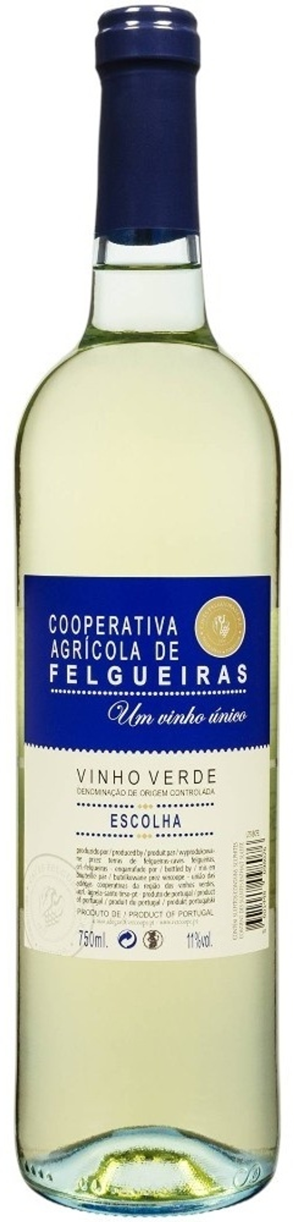 Vinho Verde Doc Cooperativa A. Felgueiras Escolha 0.75 л.