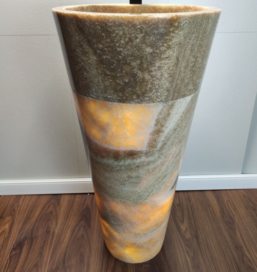 Раковина напольная из оникса Sunset ON-01347 (45*45*90 см)