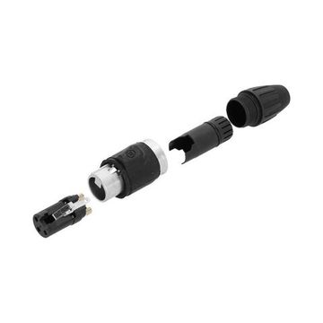 Adam Hall K4CXF3IP65 - разъем XLR (F), 3-pin, IP65, черный