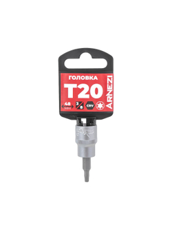 Головка 3/8" со вставкой TORX T20, L=48 мм на холдере Arnezi R0204420