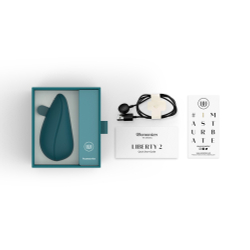 Бесконтактный клиторальный стимулятор Womanizer Liberty 2 темно-бирюзовый