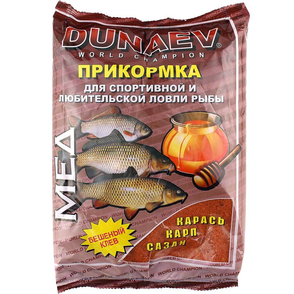 Прикормка "DUNAEV КЛАССИКА" 0,9кг Карп Мед