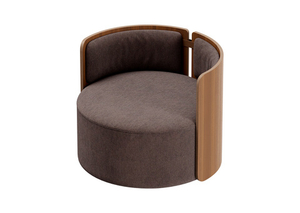 Кресло крутящееся Lagom 800 (шоколад твид, орех)