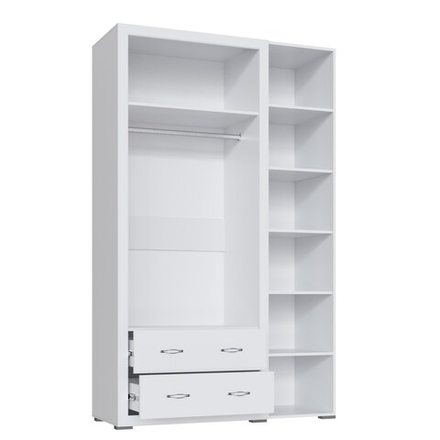 Шкаф 1,35 Леньяна без зеркала правый (без карниза)