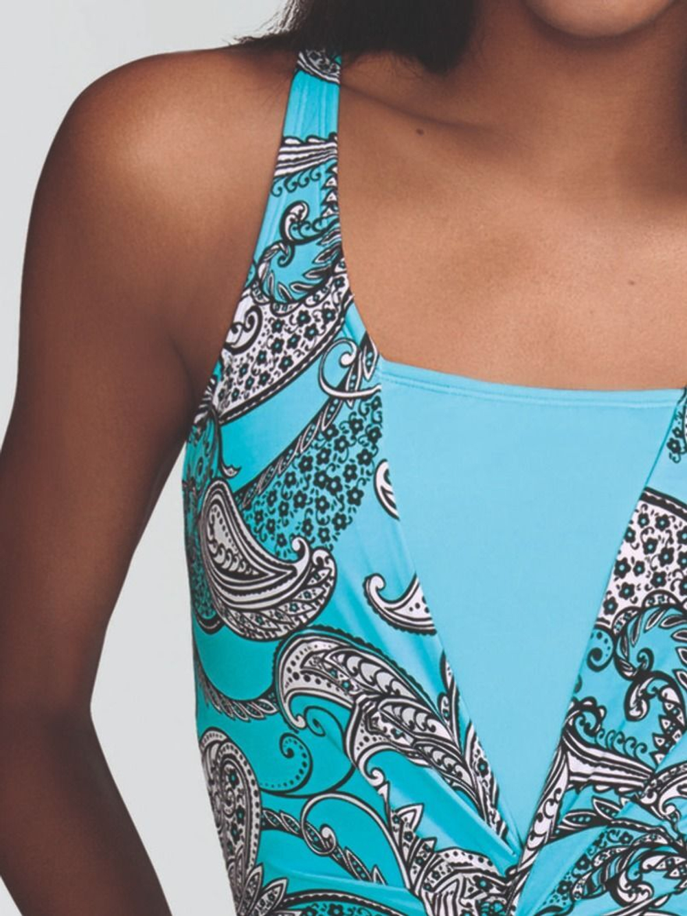 Купальник ортопедический после мастэктомии, слитный Tahiti Amoena, 42В/EU