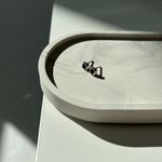 Серьги Crystal Square с черной шпинелью