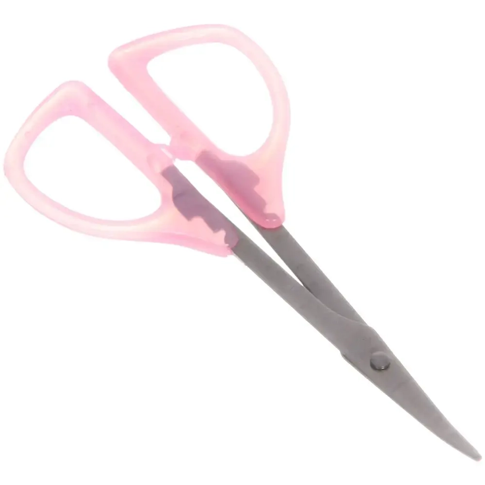 Ножницы маникюрные в пакете «Ultramarine», для кутикулы, загнутые, пластиковые ручки, 9см