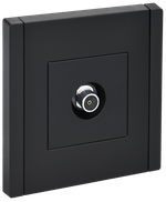 FORTE&PIANO Розетка TV оконечная FP128 черный IEK