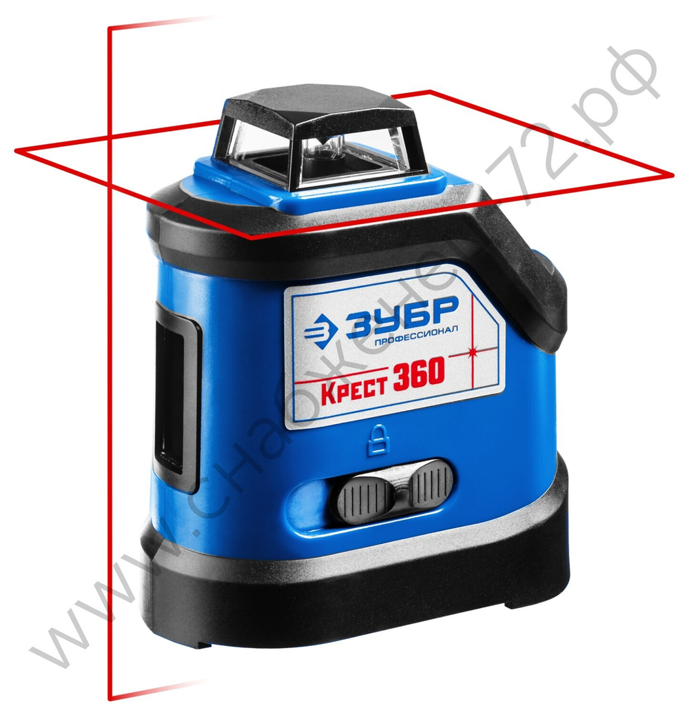 ЗУБР Крест 360, 20 - 70 м, лазерный нивелир, Профессионал (34906)
