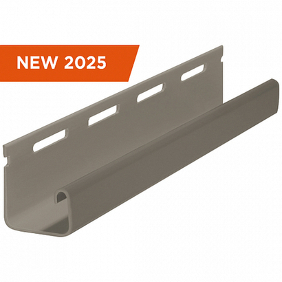 J-профиль к фасадной панели, серый Fineber (Файнбир)