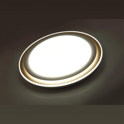 7630/DL PALE SN 151 Светильник пластик/золотистый LED 48Вт 3000-6300K D410 IP43 пульт ДУ SETTA