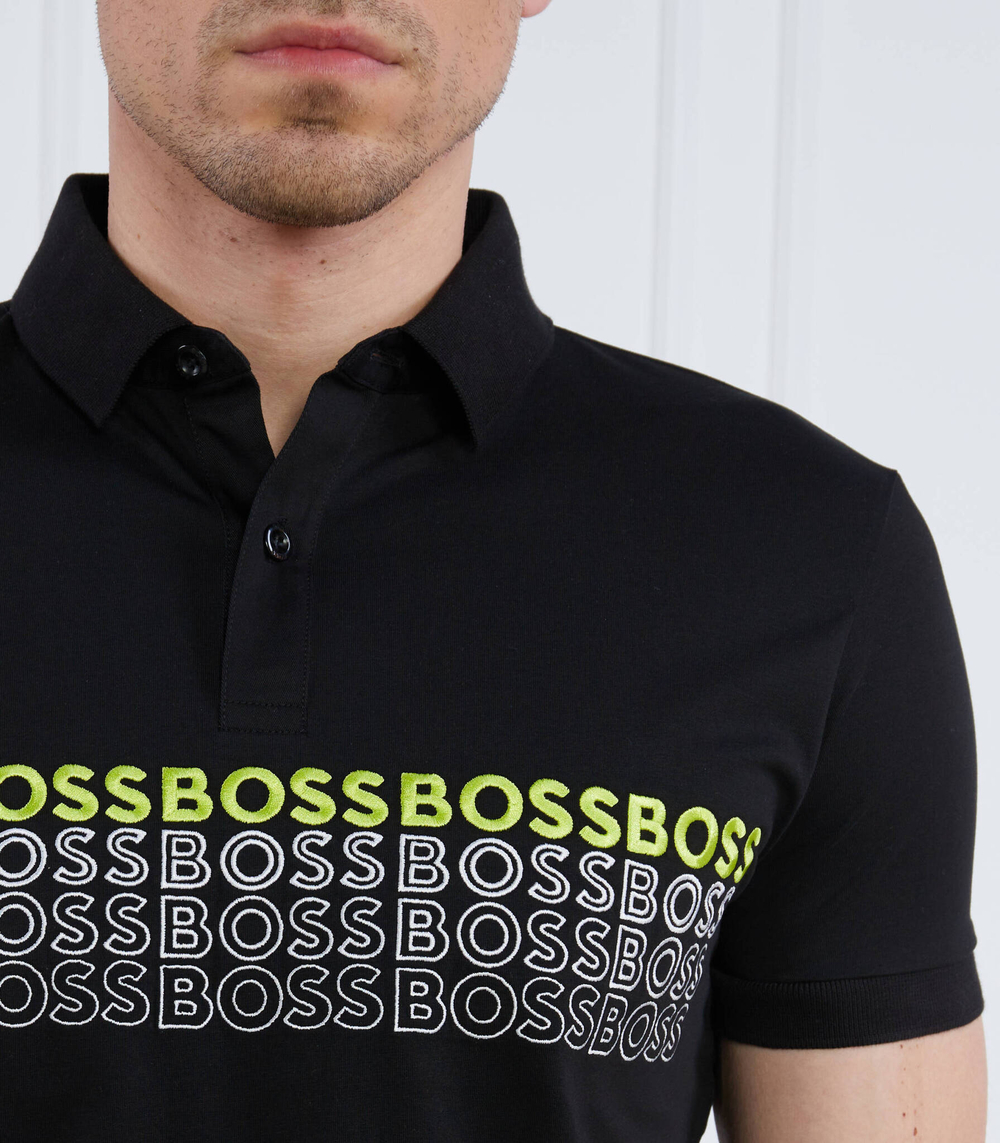 Поло Pavel BOSS GREEN - черный(50488311)