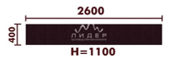 Стена с двумя проломами