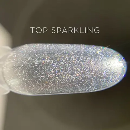 Nail ARCHITECT TOP SPARKLING Топ Спарклинг. Защитное покрытие для гель-лака с мелкими светоотражающими и голографическими частицами, 15 мл