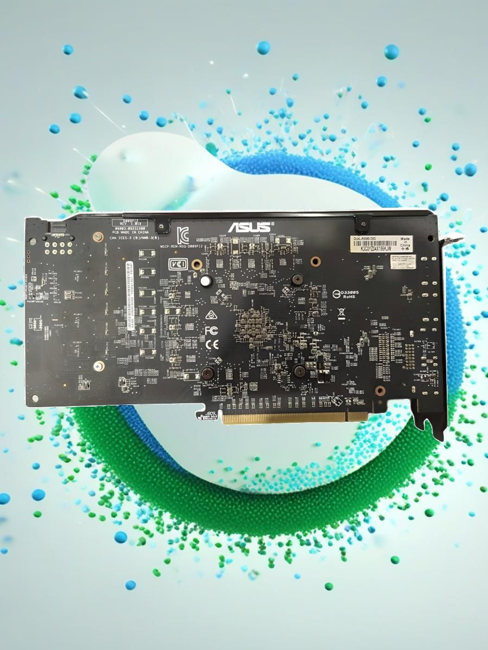 Видеокарта ASUS AMD Radeon RX 580 Dual OC Edition 4Gb