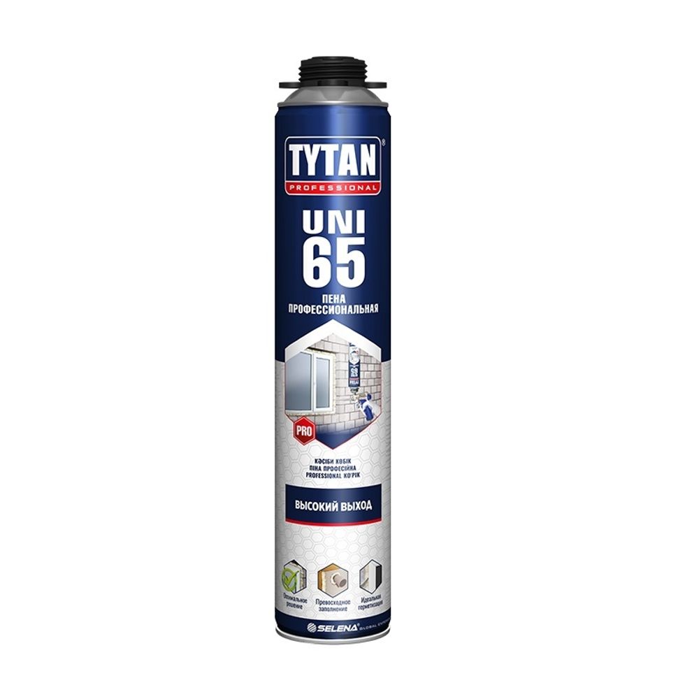 Пена профессиональная Tytan Professional 65 UNI 750 мл. выход 65 л.