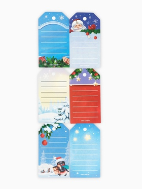 Шильдик декоративный 6 шт. «Новый год 2026», лошади, 9 × 5 см