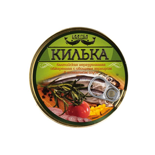 Килька балтийская с овощами