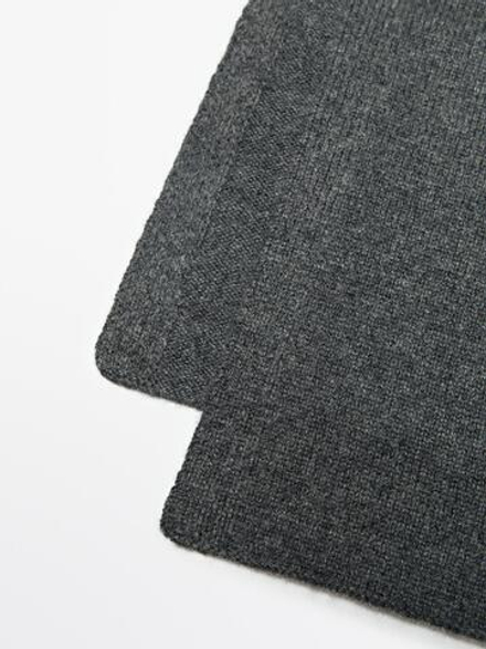 Massimo Dutti Шарф из 100% кашемира, серый