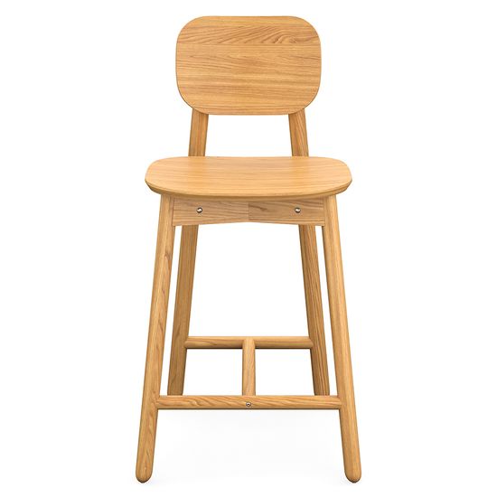 Стул полубарный saga, ясень