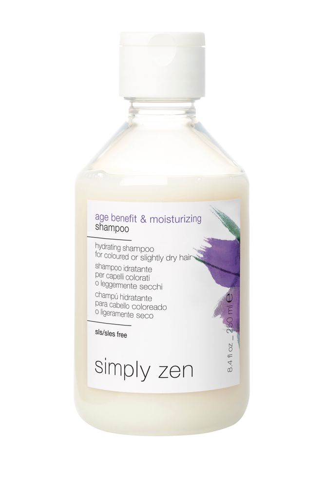 Simply Zen Age benefit &amp; moisturizing shampoo/ увлажняющий шампунь для сухих и окрашенных волос 250мл