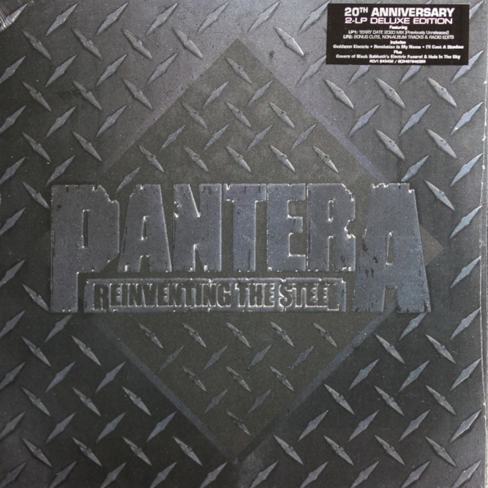 PANTERA. Reinventing The Steel (20TH ANNIVERSARY) Limited 180 Gram Silver Vinyl/Gatefold (2 LP) ПАНТЕРА
