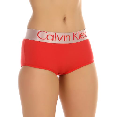 Женские трусы-шорты красные Calvin Klein Women Steel Red