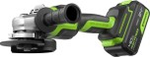 Угловая шлифмашина аккумуляторная GREENWORKS GD24AG 24V, АКБ 4Ач и ЗУ 3200207CUB