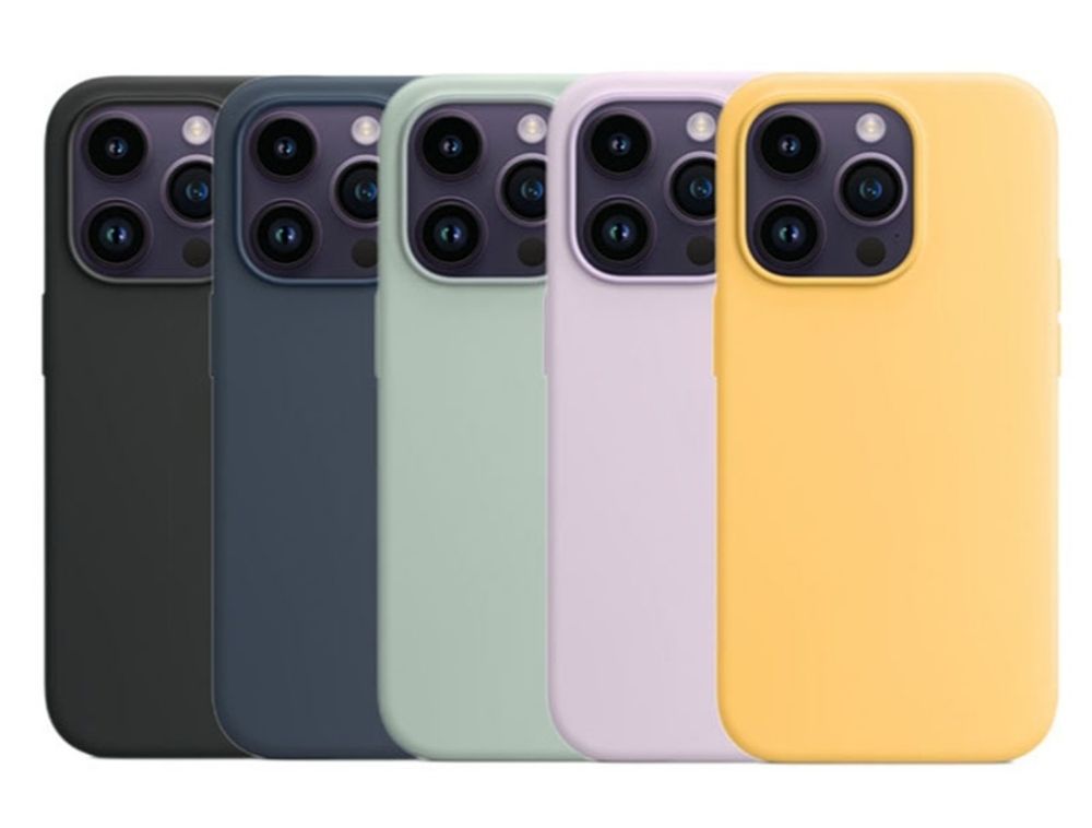 Чехол силикон оригинальный Apple 14 Pro Max цвета в ассортименте