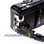 Ремень для фотоаппарата кистевой черный Fotokvant STR-49