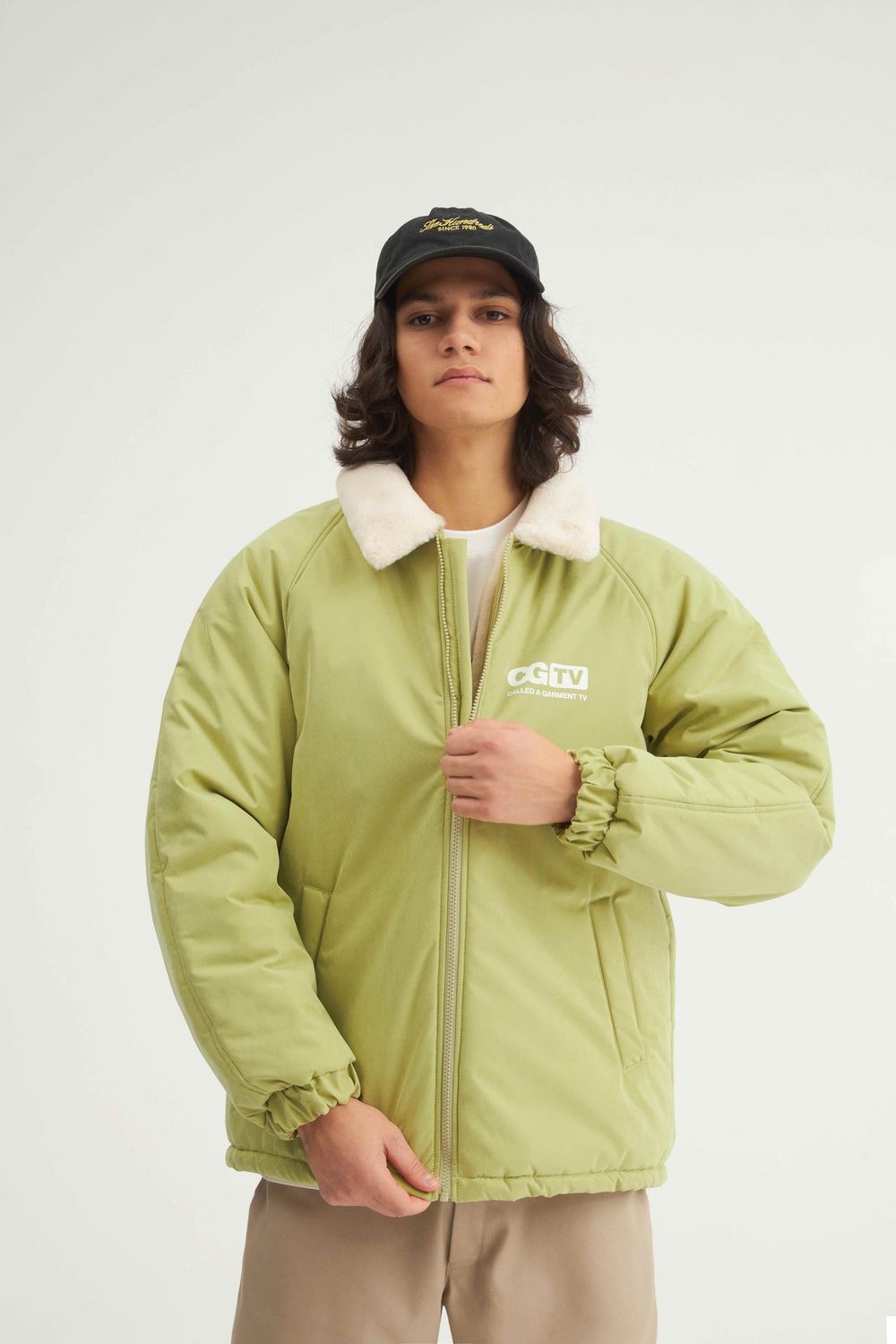 Куртка Зимняя Called a Garment Sheriff Jacket Vol.2 Бледно-Зеленая