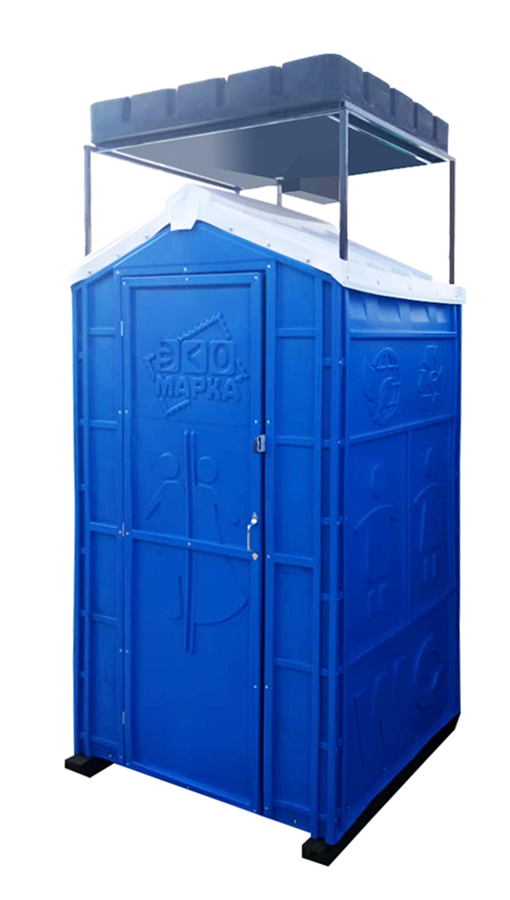 Мобильная Душевая Кабина  Тип2 (С Тэном Италия) в разборе Экомарка(1200x1100x2650см;75кг;зеленый) - арт.561302