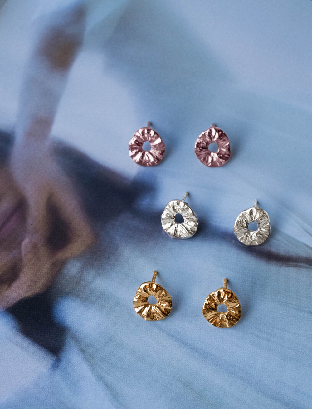 серьги атоллы мини