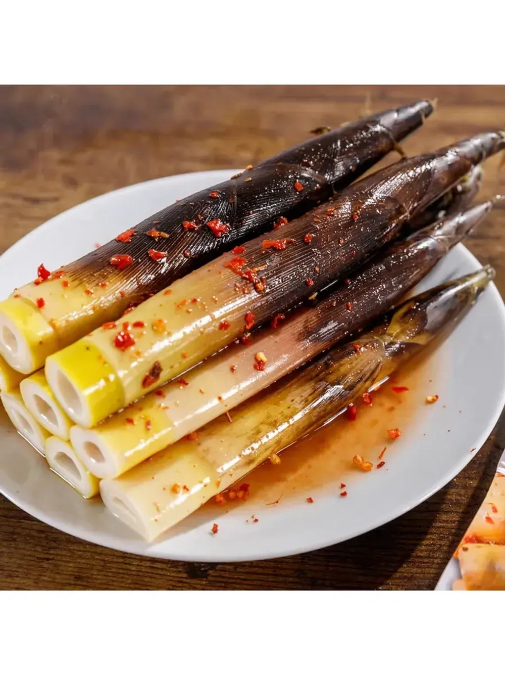 Очищенные побеги бамбука в маринаде со специями 200 г