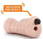 Телесный мастурбатор-вагина с вибропулей Ashley (Цвет: телесный)