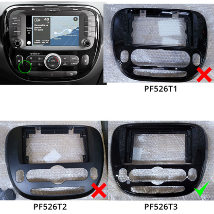 Магнитола для KIA Soul 2 2014-2019 (климат, рамка глянцевая) - Parafar PF526T3LUX1RN2K на Android 13, QLED+2K, ТОП процессор, 4Гб+32Гб, CarPlay, 4G SIM-слот