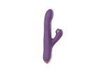 Силиконовый вибратор с возвратно-поступательной стимуляцией SW24126-purple