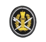 Шеврон вышитый  ФСИН Учреждения УИС (овал со столбом Закон) на липе