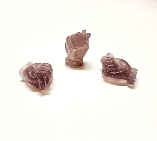 Набор сувенирного мыла черное "Фиг", 3штуки