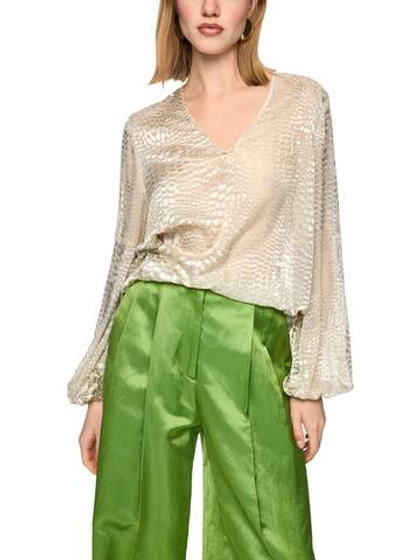 Marc Cain Блуза струящаяся с принтом