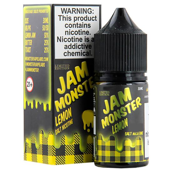 Жидкость Jam Monster (30 мл, 20 мг HARD SALT) Lemon
