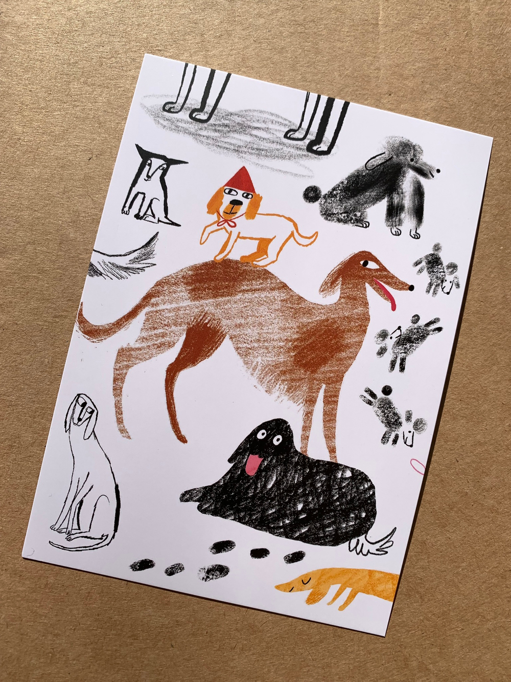 Открытка «Собаки»